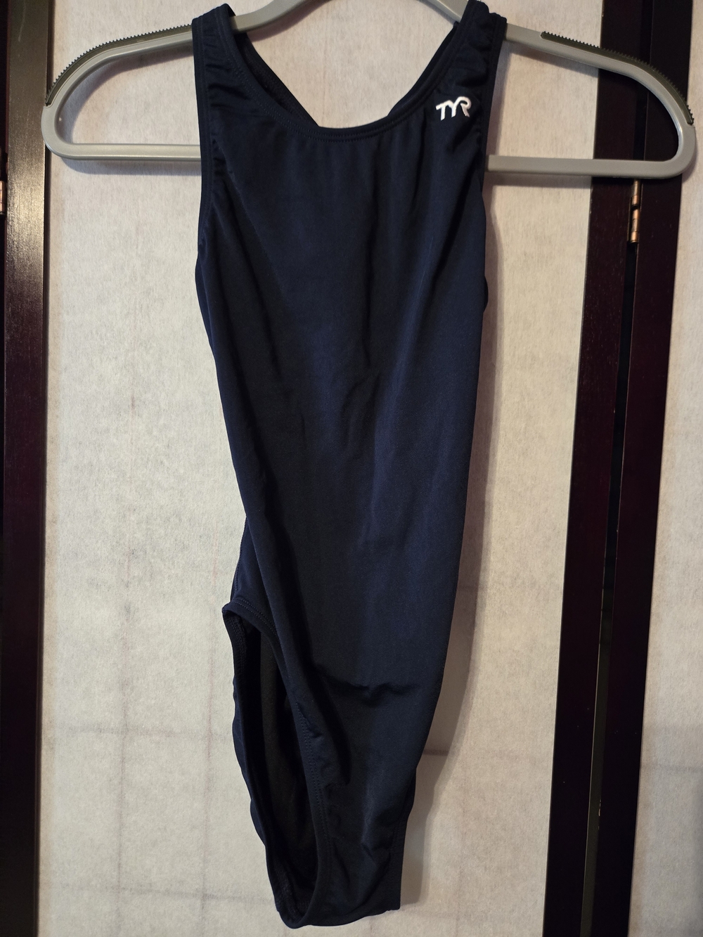 TYR Solid Navy One-Piece Swimsuit NWT